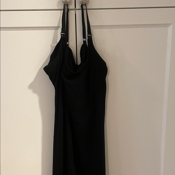 Black womens nursing / maternity dress - Picture 1 of 5